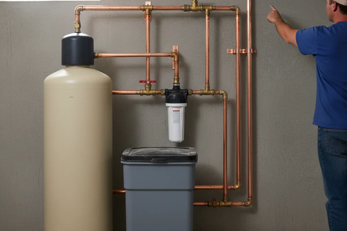 Whole-house water treatment system installed in Whitman
